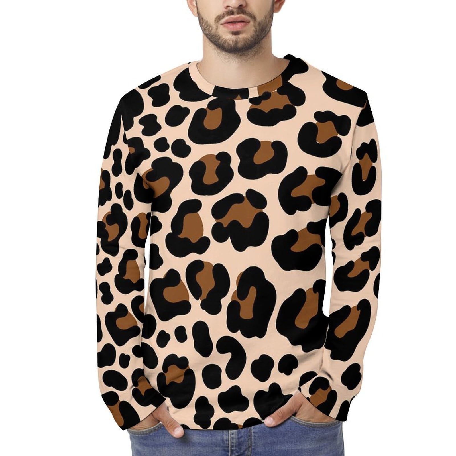 YummyページGRANICY ヒョウ柄 Mサイズ 長袖カットソー YummyページGRANICY ヒョウ柄 Mサイズ 長袖カットソー Yummy